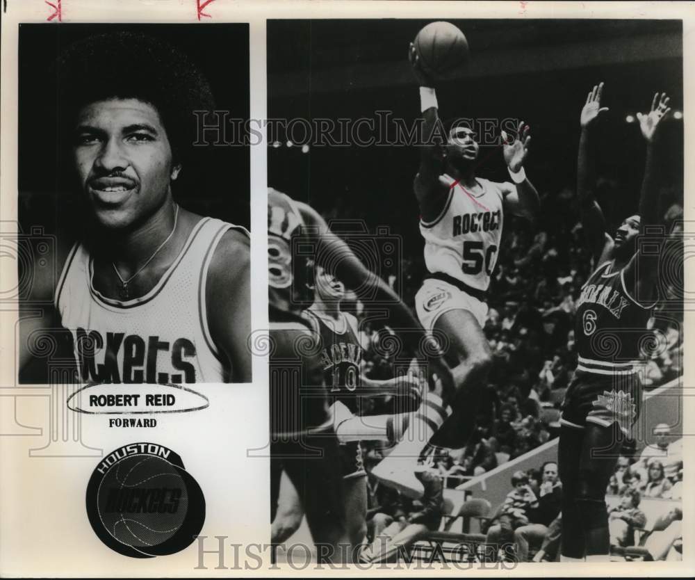 Press Photo Robert Reid, Houston Rockets basketball player - saa58336- Historic Images