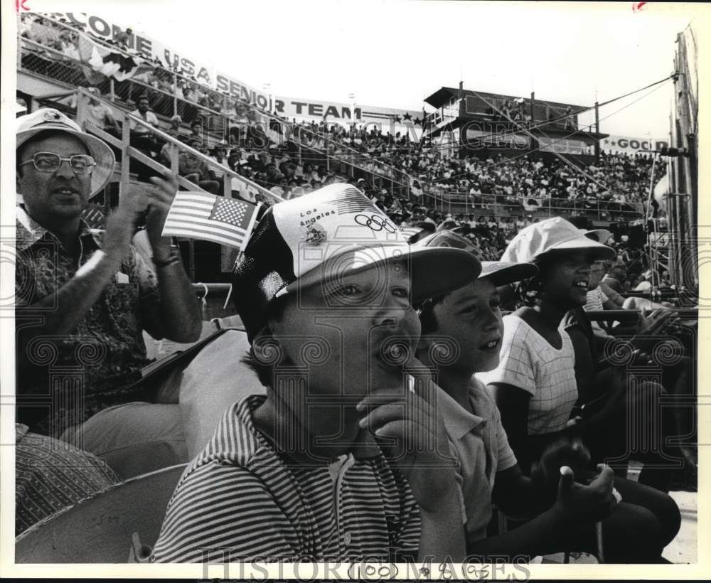 1984 Press Photo Packed Stadium For San Antonio Dodgers-Team USA Baseball Game- Historic Images