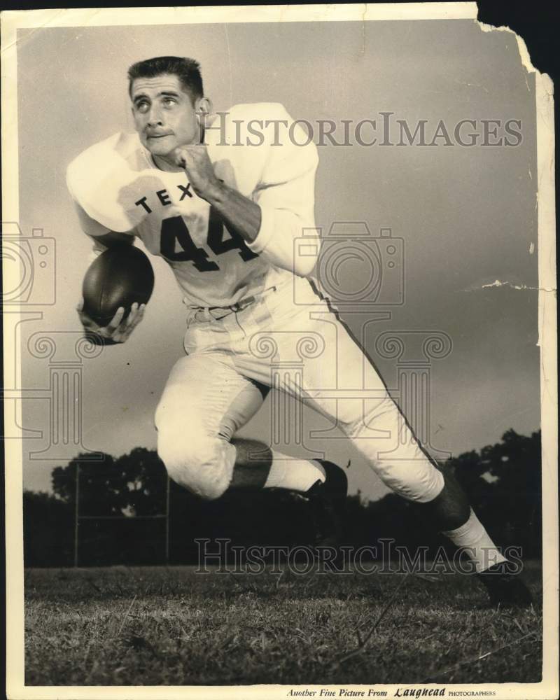 Press Photo Texas Football Player Jack Hobbs- Historic Images