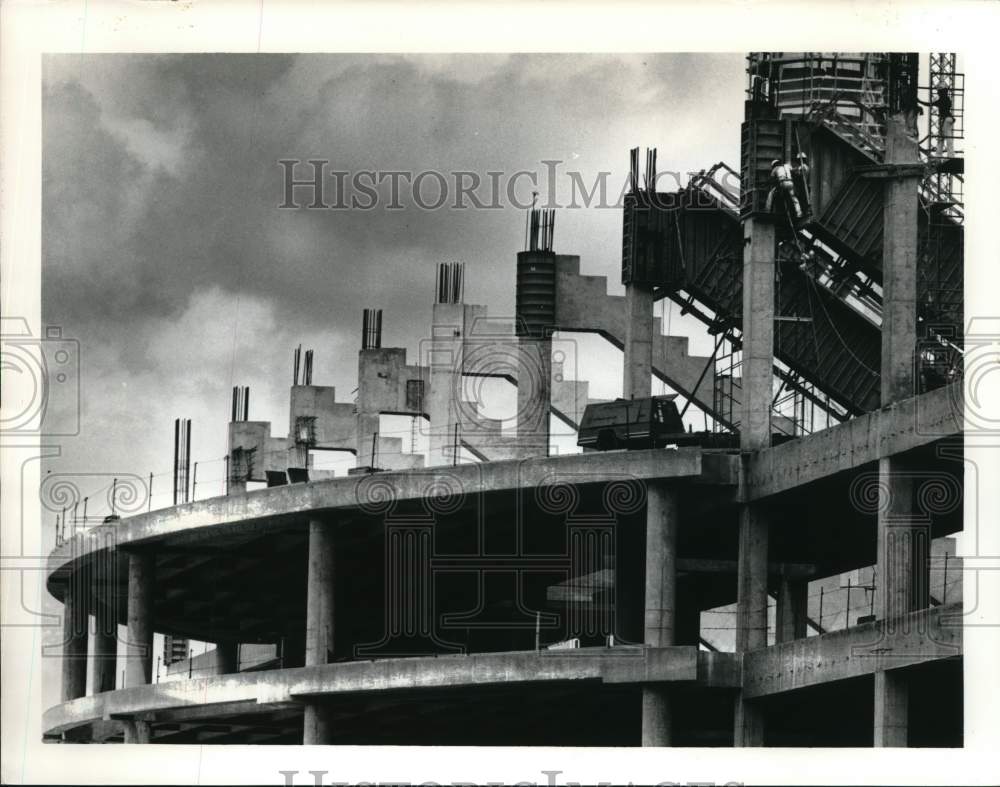 1991 Press Photo Alamodome construction progress - saa81763- Historic Images