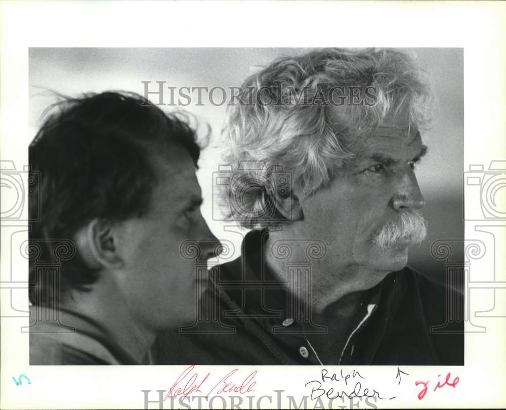 1986 Press Photo Pentathlon Pyciak Janusz and Ralph Bender at Practice- Historic Images