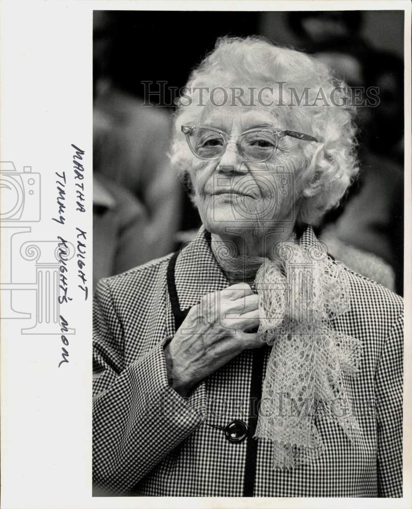 Press Photo Martha Knight, Mother of Timmy Knight - saa98966