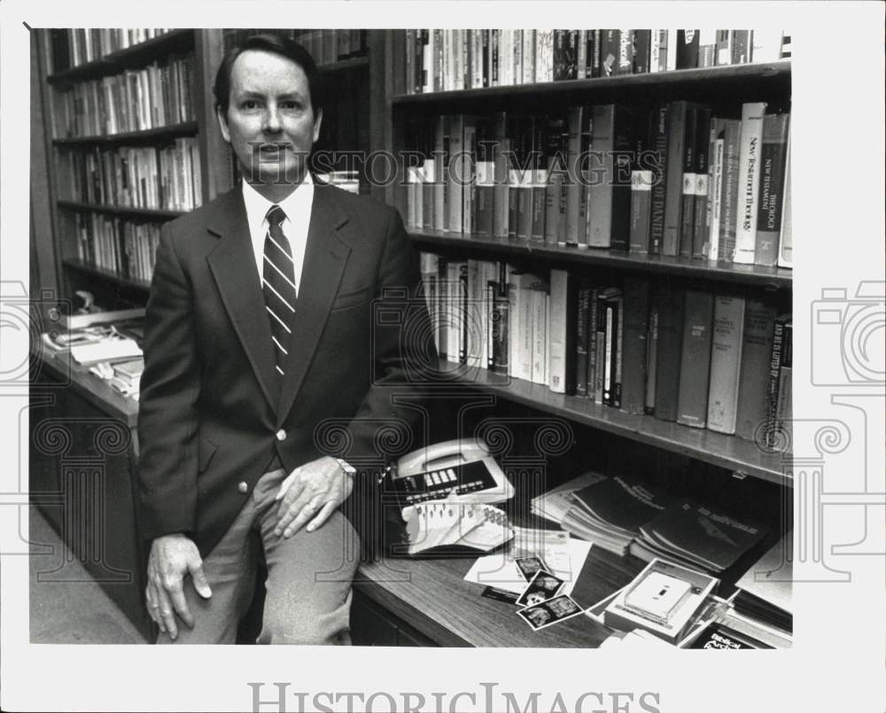 1988 Press Photo Michael Beaugh, pastor, Beacon Hill Presbyterian, Texas- Historic Images