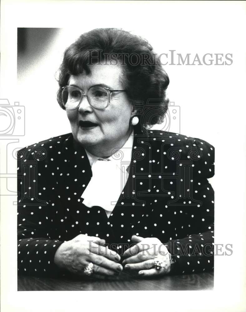 1991 Press Photo San Antonio Mayor Lila Cockrell - sab03155- Historic Images
