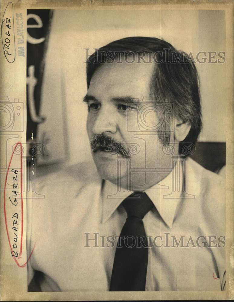 1982 Press Photo Music composer Edward Garza, Texas - sab04524- Historic Images