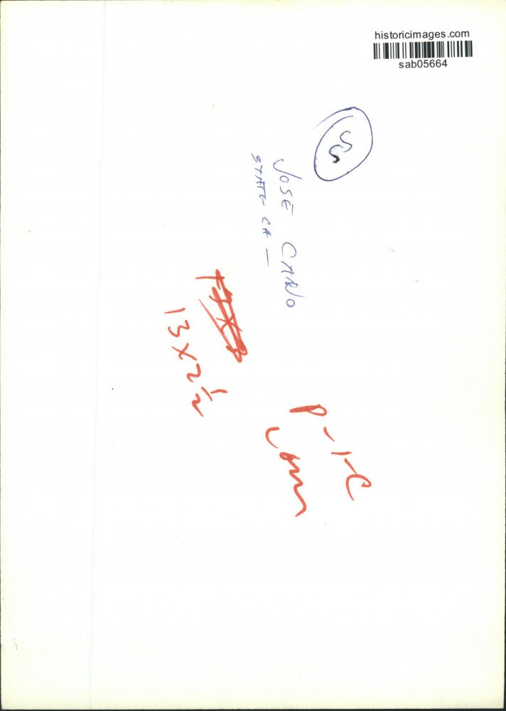 Press Photo State Chairman Jose Cano giving speech - sab05664