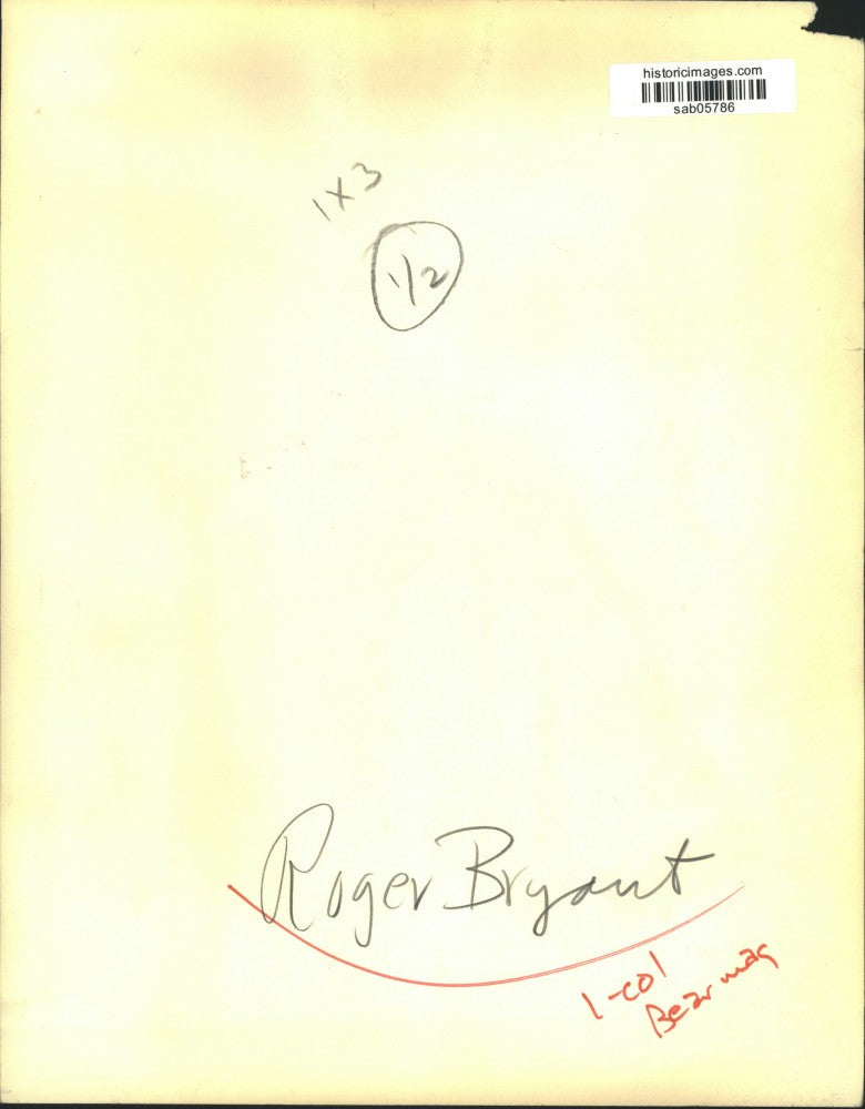 Press Photo Roger Bryant in Tuxedo - sab05786