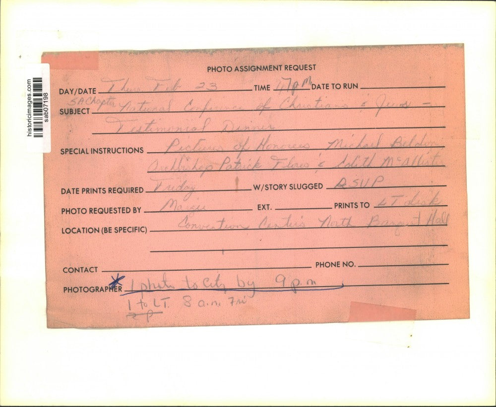 Press Photo Archbishop Patrick Flores with Honorees at San Antonio Convention