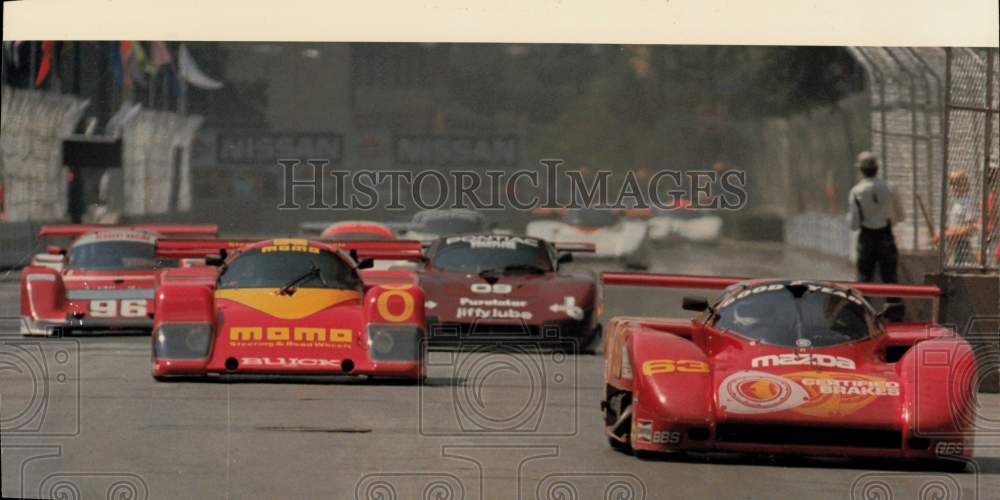 1987 Press Photo Race Cars in Grand Prix at Bowie and Market - sab09118- Historic Images