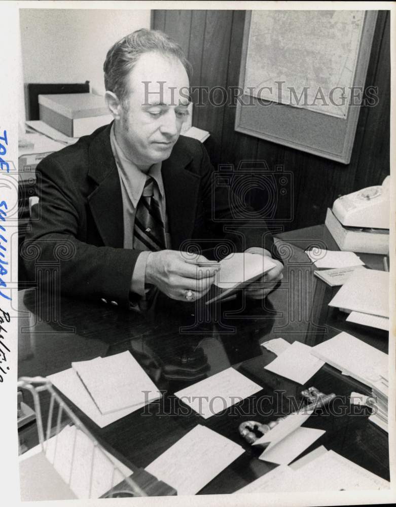 Press Photo Joe Sullivan, Politician - sab10287- Historic Images
