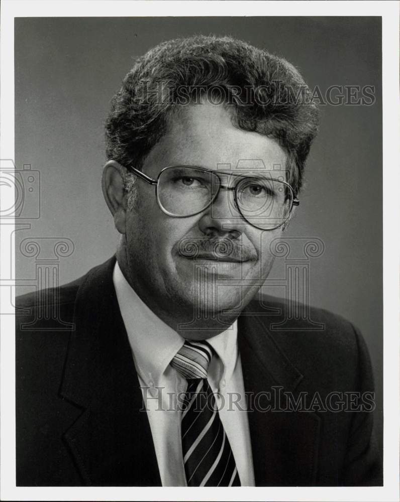 1984 Press Photo Ed Rawlinson, Northside Independent School District - sab10898- Historic Images