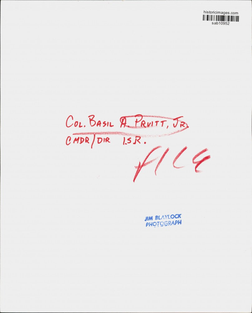 Press Photo Colonel Basil A. Pruitt, Jr., Commander, Director, I.S.R.