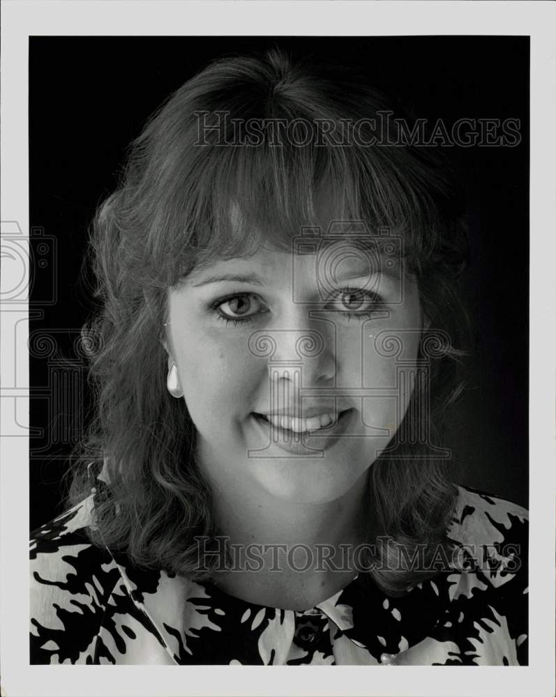 1985 Press Photo Ella Neyland, Sr. Vice President, Commerce Savings Assn., Texas- Historic Images