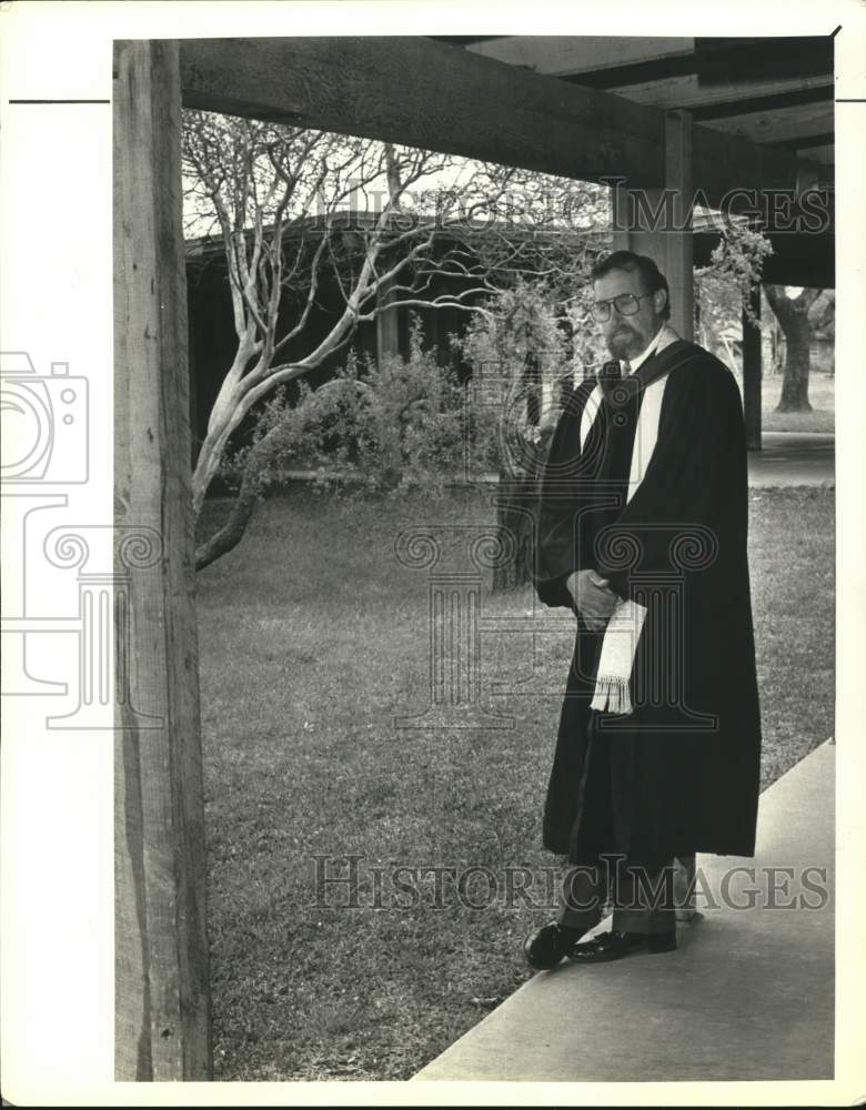 1987 Press Photo Rev. Jan Vickery Knost -- Pastor 1st Unitarian Church- Historic Images