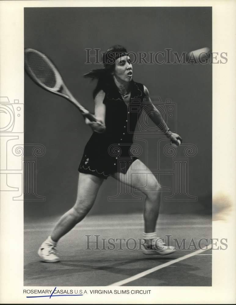 Press Photo Tennis player Rosemary Casals - sab16791- Historic Images