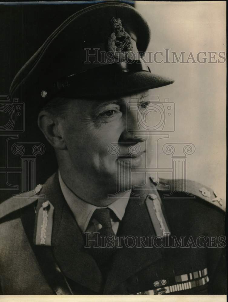 1963 Press Photo General Sir Michael West, chairman of British Defense Staff- Historic Images