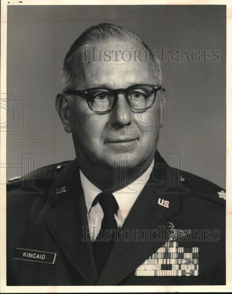 Press Photo Lieutenant Colonel Warren R. Kincaid, Jr. Kelly Air Force Base