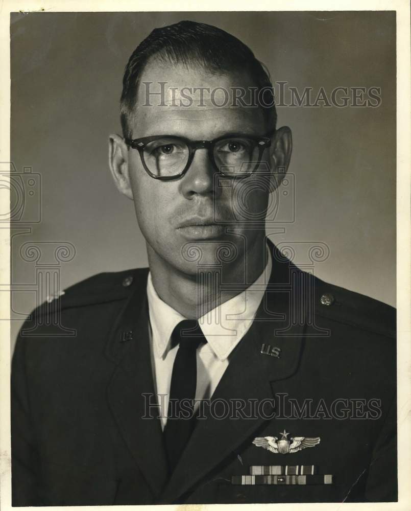 Press Photo United States Air Force Major James W. Marlin - sam04500