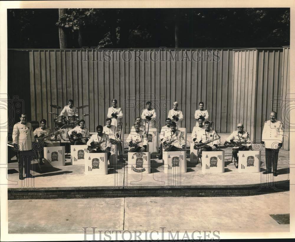 1976 Press Photo United States Army Band on Stage - sam05017