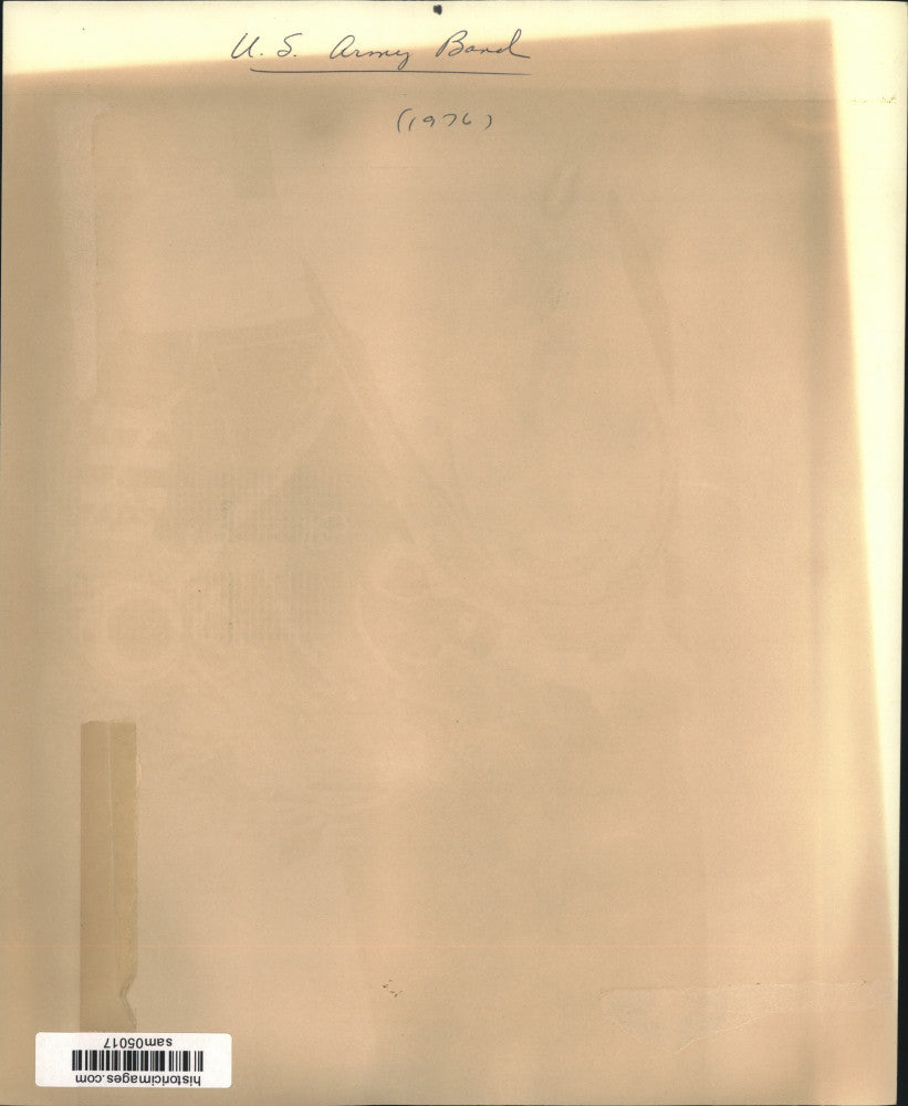 1976 Press Photo United States Army Band on Stage - sam05017