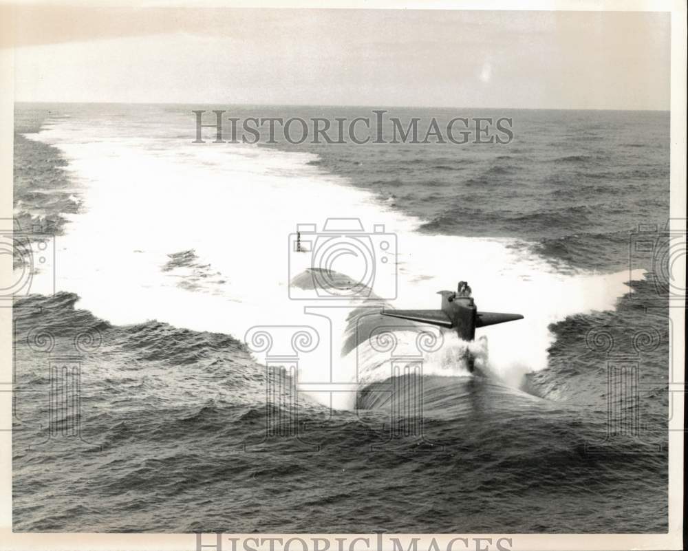 Press Photo United States Navy Nuclear Submarine - sam08412