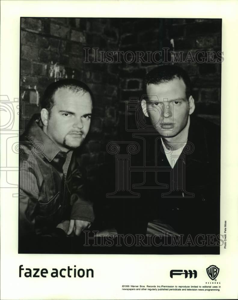 1999 Press Photo Simon and Robin Lee of Faze Action, house music duo.- Historic Images