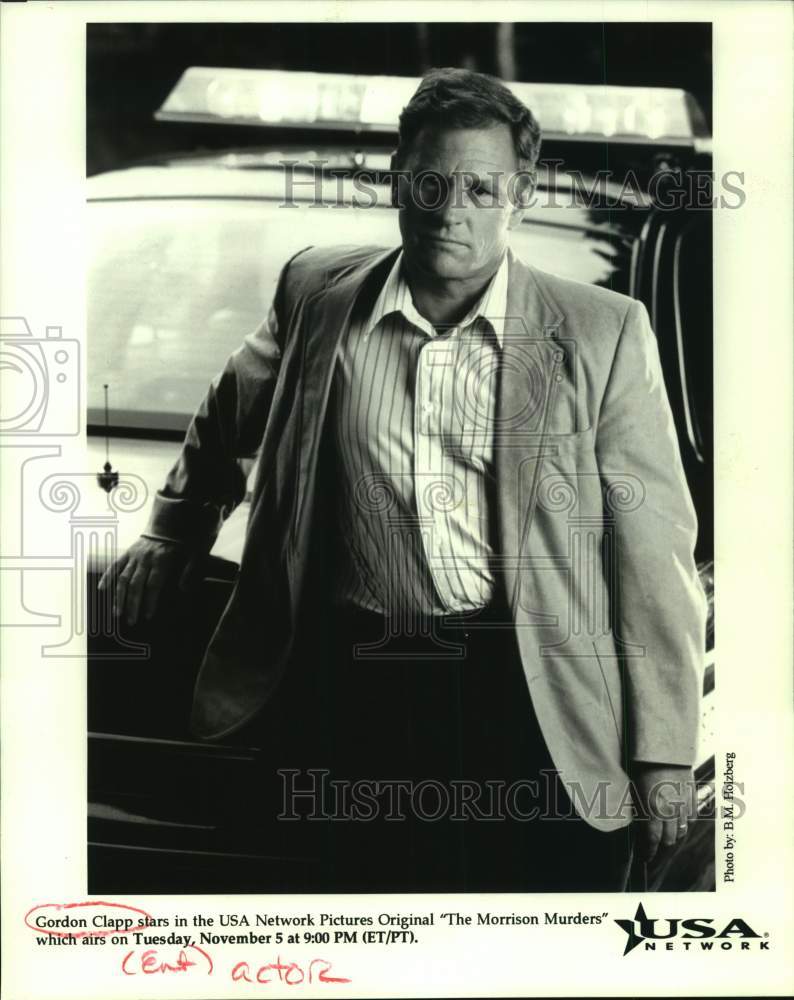 1996 Press Photo Gordon Clapp stars in The Morrison Murders, on USA Network.- Historic Images