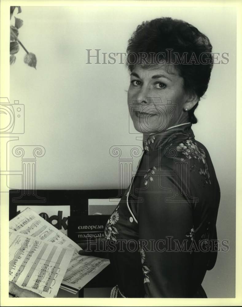 1985 Press Photo Alicia Carpenter, composer and author. - sap01685- Historic Images