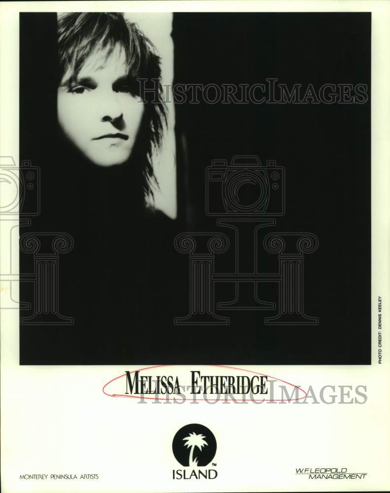 Press Photo Melissa Etheridge, folk rock singer, songwriter and musician.