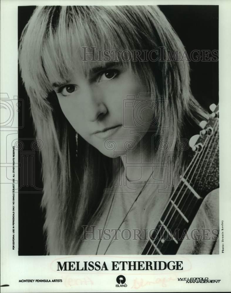 1996 Press Photo Melissa Etheridge, folk rock singer, songwriter and musician.- Historic Images