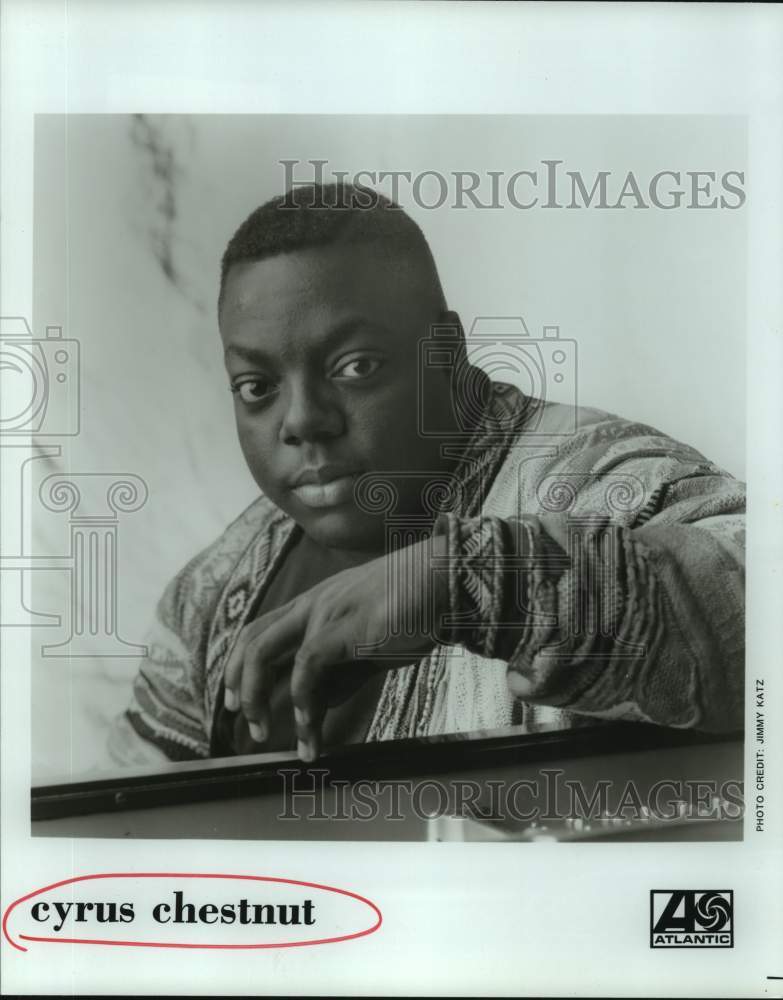 1997 Press Photo Cyrus Chestnut, jazz pianist, composer and producer.- Historic Images