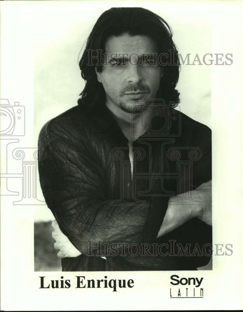 1996 Press Photo Luis Enrique, Nicaraguan salsa singer and composer. - sap02161- Historic Images