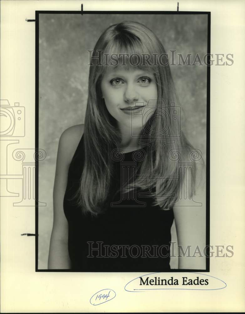 1994 Press Photo Melinda Eades, theater actress. - sap02211- Historic Images