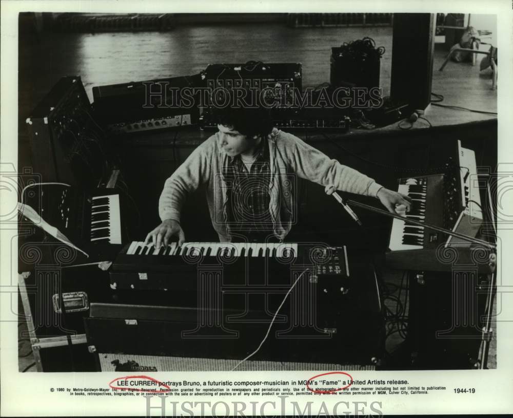 1980 Press Photo Lee Curreri in a scene from Fame. - sap02439- Historic Images