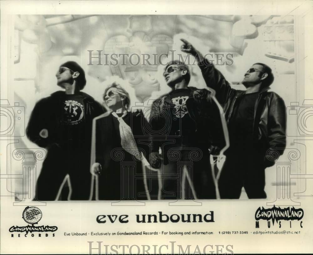 1999 Press Photo Four Members of the band Eve Unbound - sap02479- Historic Images