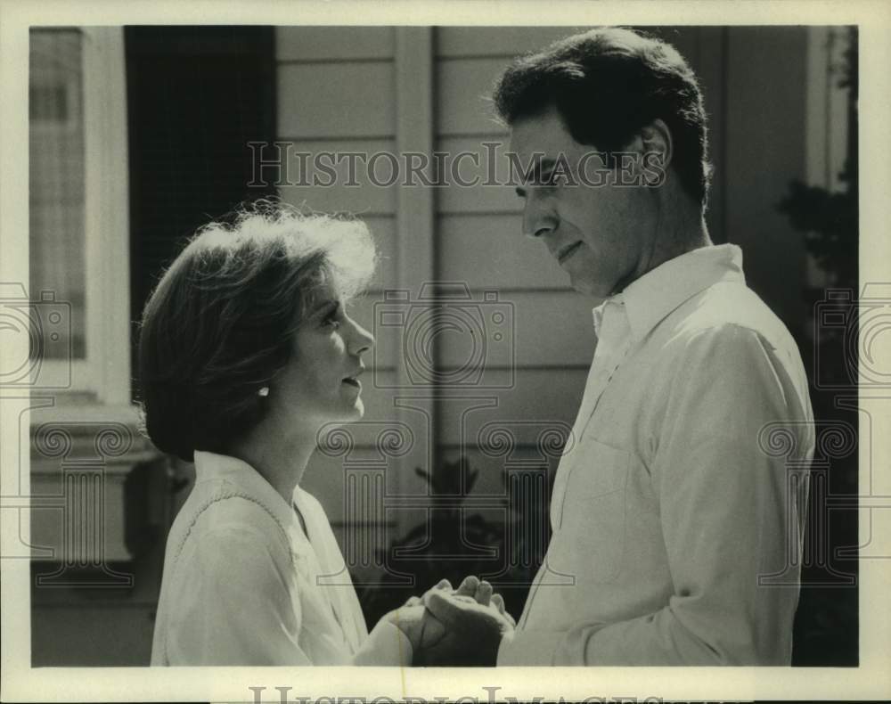 1979 Press Photo Actors Patty Duke Astin, Bradford Dillman in Before and After- Historic Images