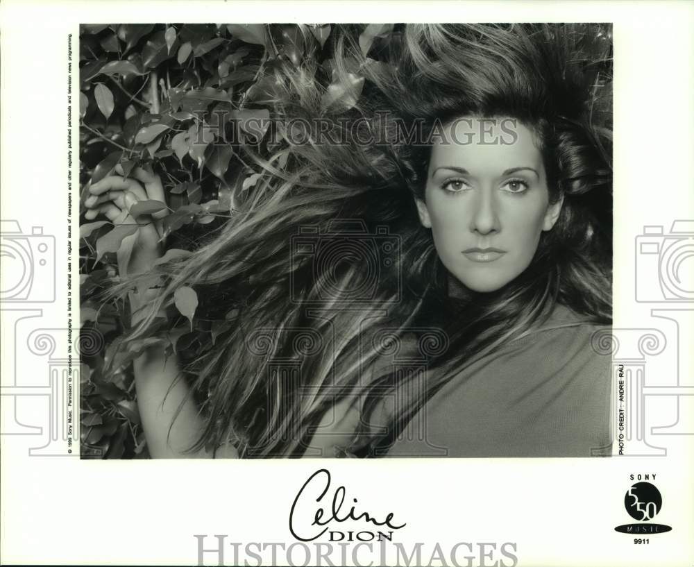 1990 Press Photo Singer Celine Dion - sap02697- Historic Images