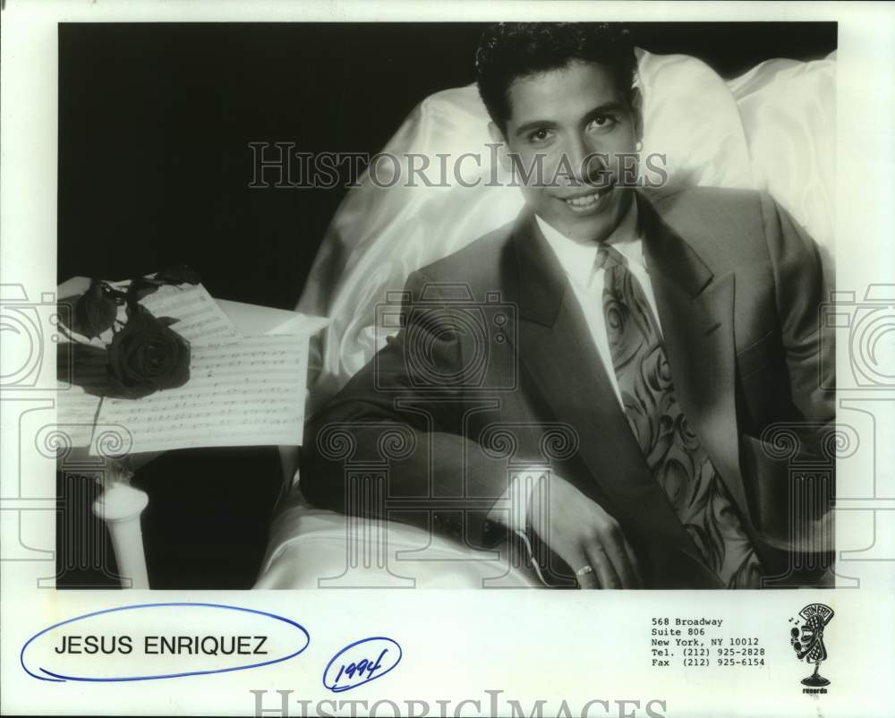 1994 Press Photo Singer Jesus Enriquez - sap02743- Historic Images