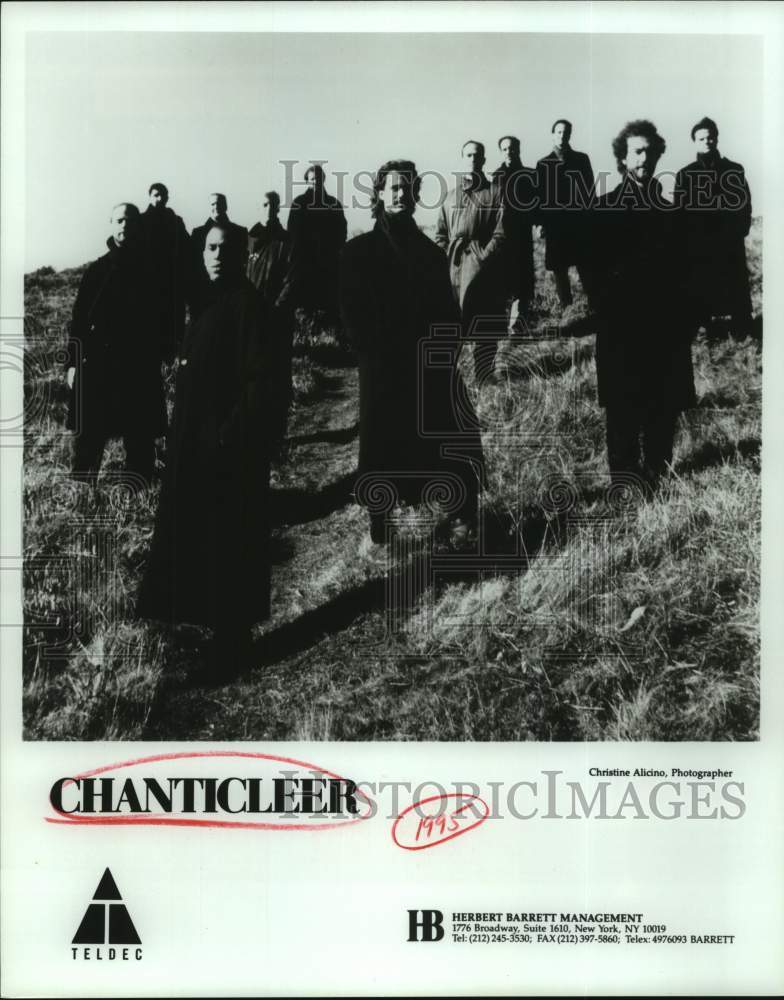 1995 Press Photo Music Group Chanticleer - sap03277