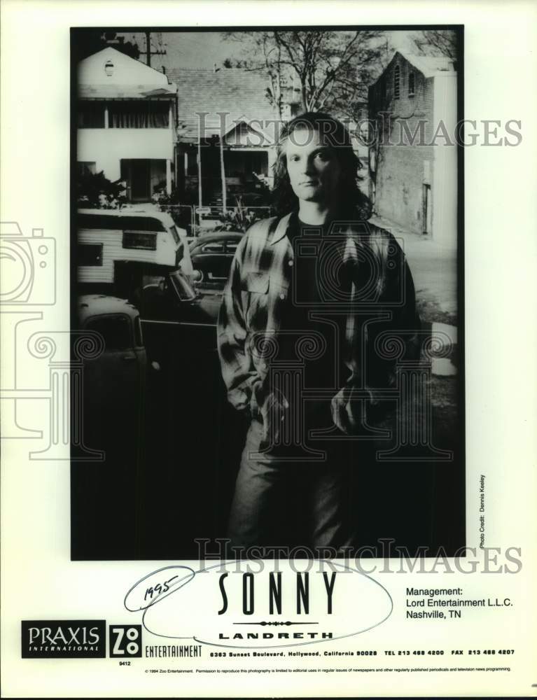 1994 Press Photo Sonny Landreth, American blues guitarist from Louisiana.- Historic Images