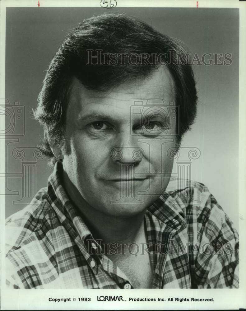 1981 Press Photo Actor Ken Kercheval, Cliff Barnes on "Dallas" Television Show- Historic Images