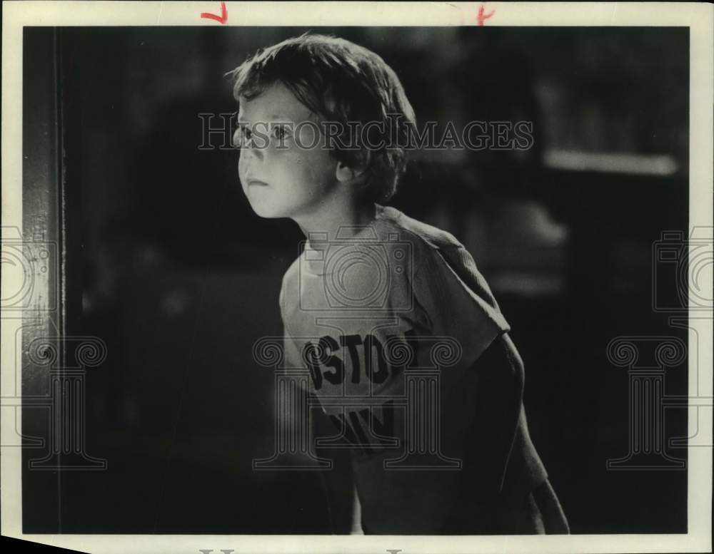 1981 Press Photo Actor Cary Guffey in Close Encounters of the Third Kind movie- Historic Images