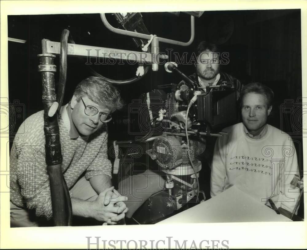 1990 Press Photo Directors Rick Cortright, David Leavell, Producer Alan Van Dix- Historic Images