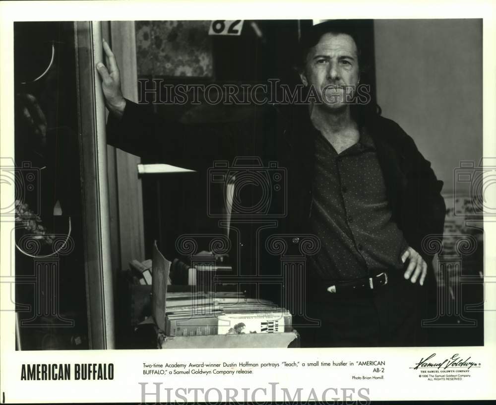 1996 Press Photo Dustin Hoffman in a scene from American Buffalo. - sap07028- Historic Images