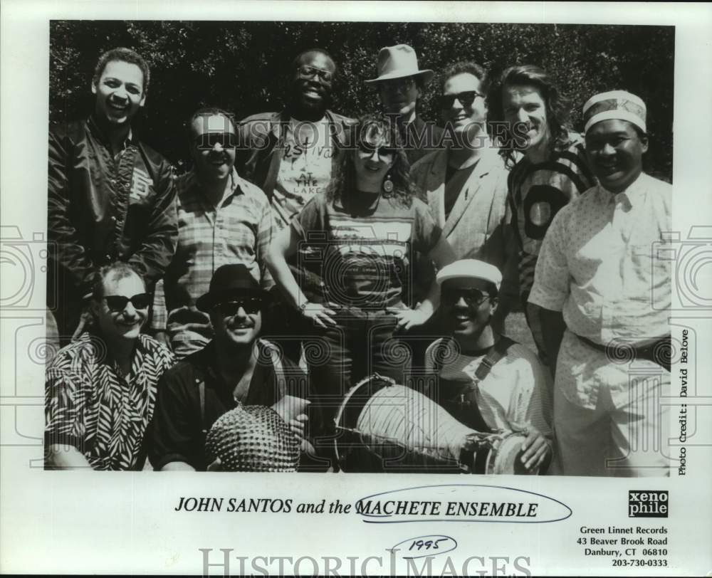 1995 Press Photo John Santos and the Machete Ensemble, Musical Group - sap07145- Historic Images