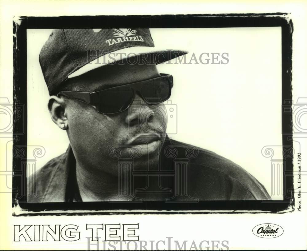 1993 Press Photo Singer King Tee in closeup portrait - sap07192- Historic Images