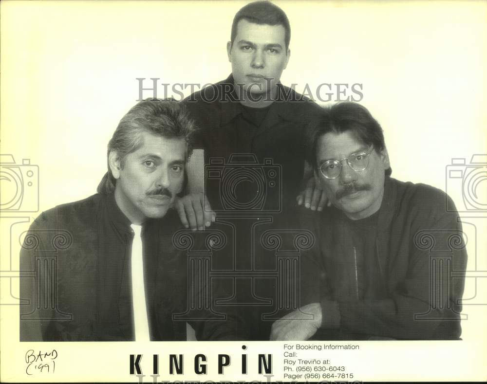 1999 Press Photo Three Members of the musical group Kingpin - sap07196- Historic Images