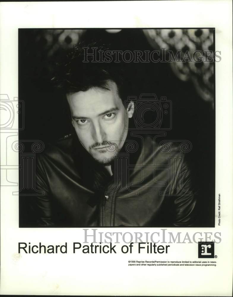 1999 Press Photo Musician Richard Patrick of Filter, Band, Entertainer- Historic Images