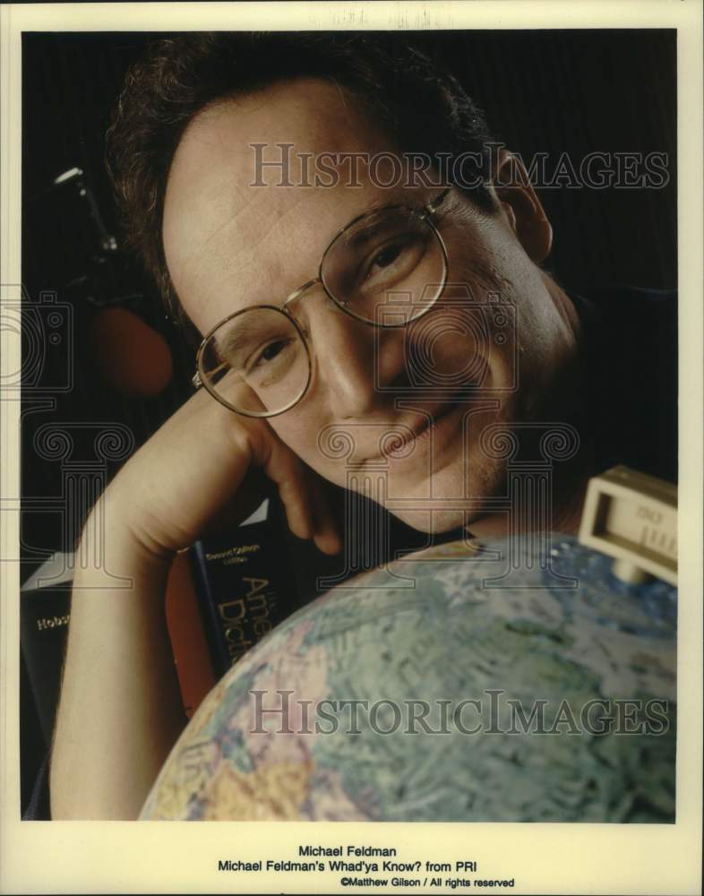 1999 Press Photo Michael Feldman of Michael Feldman's Whad'Ya Know? from PRI- Historic Images