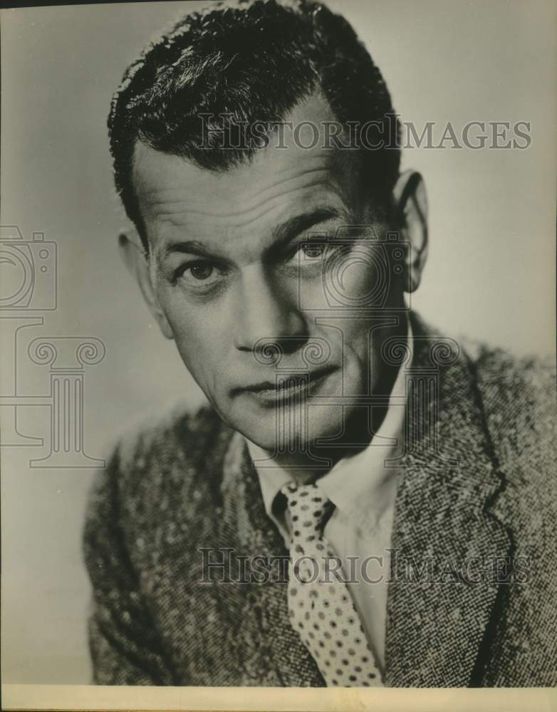 1960 Press Photo Portrait of Actor Joseph Cotten, 'Producers' Choice on NBC-TV